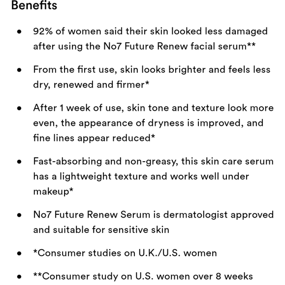No7 FUTURE RENEW DAMAGE REVERSAL SERUM - Picture 8 of 8